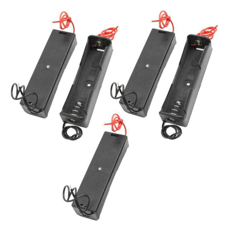 5Pcs Battery Holder Storage Box Case For 1Pc 3.7V 18650 Rechargeable Battery
