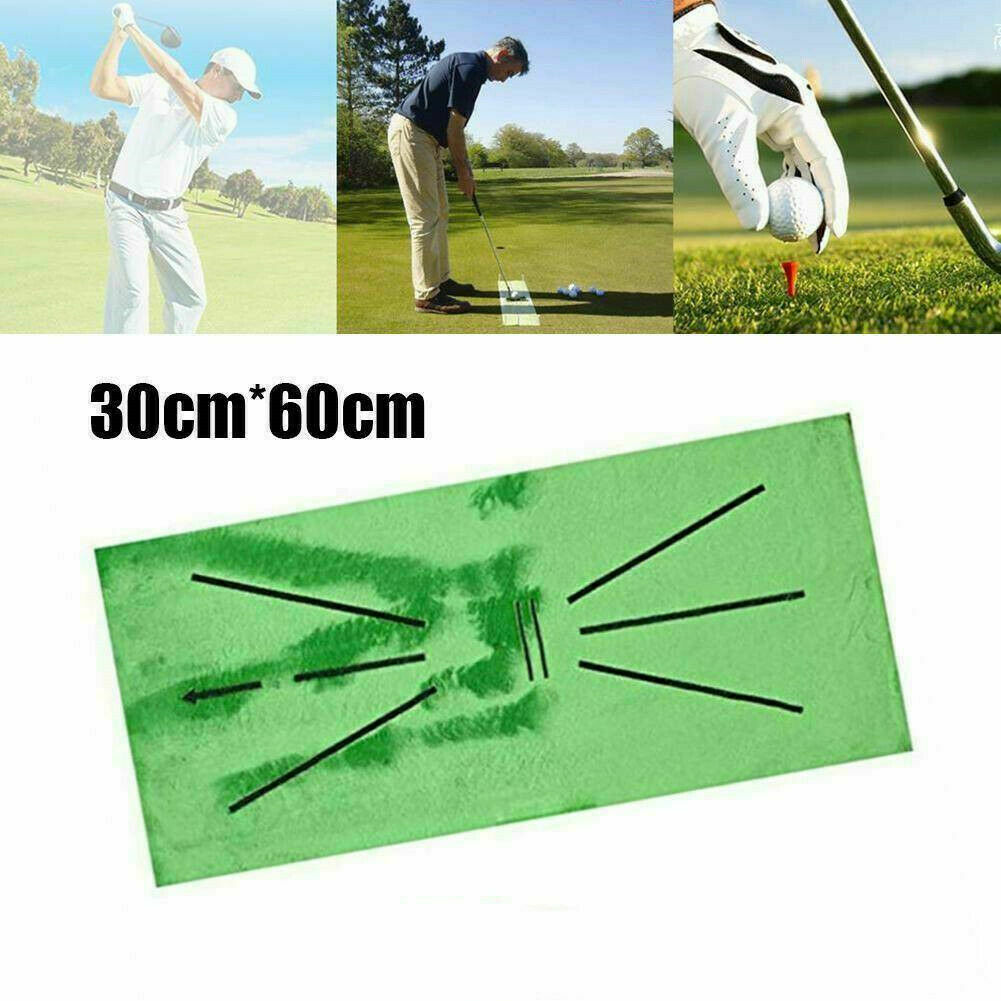 For Swing Detection Batting Golf Practice Training Aid Game Golf Training Mat US