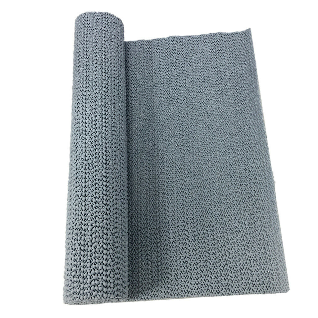 4 Rolls PVC Cabinet Shelf Drawer Liner Non-Adhesive Waterproof Non-Slip Mat for