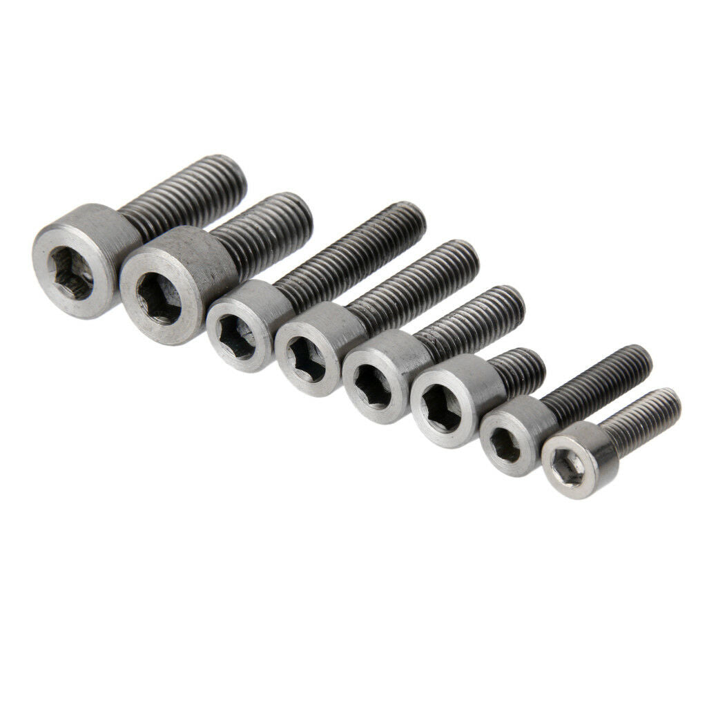 10pcs M8*20 Titanium Alloy Allen Bolt Socket   Screws Hex Head Hexagon