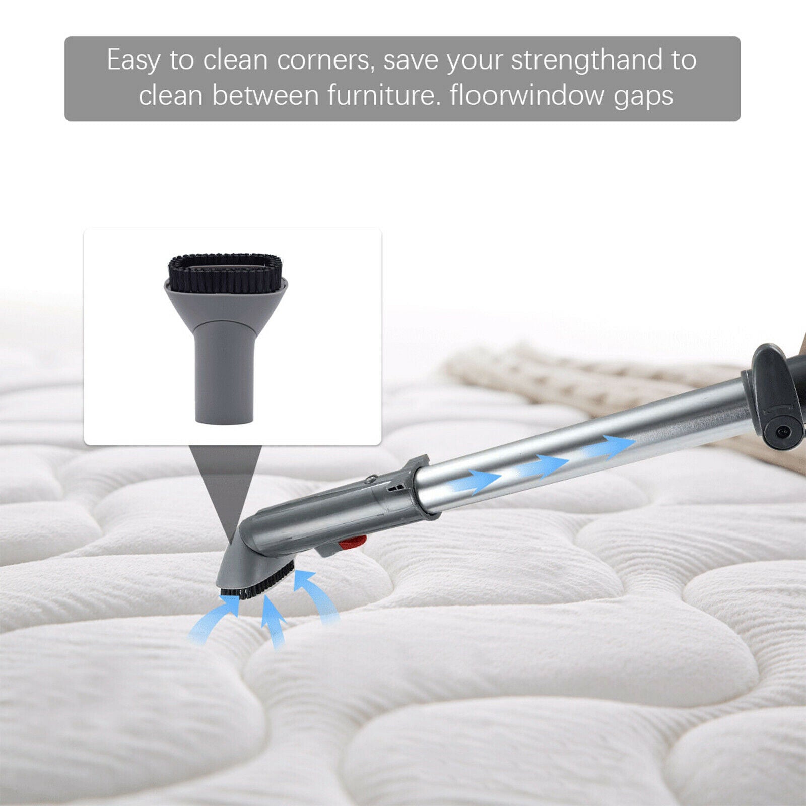 Durable Vacuum Crevice Nozzle + Dust Brush for Shark Navigator NV352 NV356E