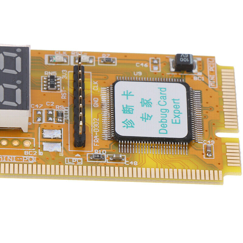 1Pcs Mini PCI-E PC laptop diagnostic post test debug card + LPC cabl^.l8