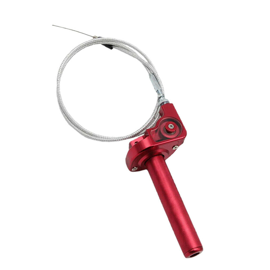 7/8" CNC Twister Throttle Tube Clamp Assembly Cable for Dirt Pit Bike Stomp
