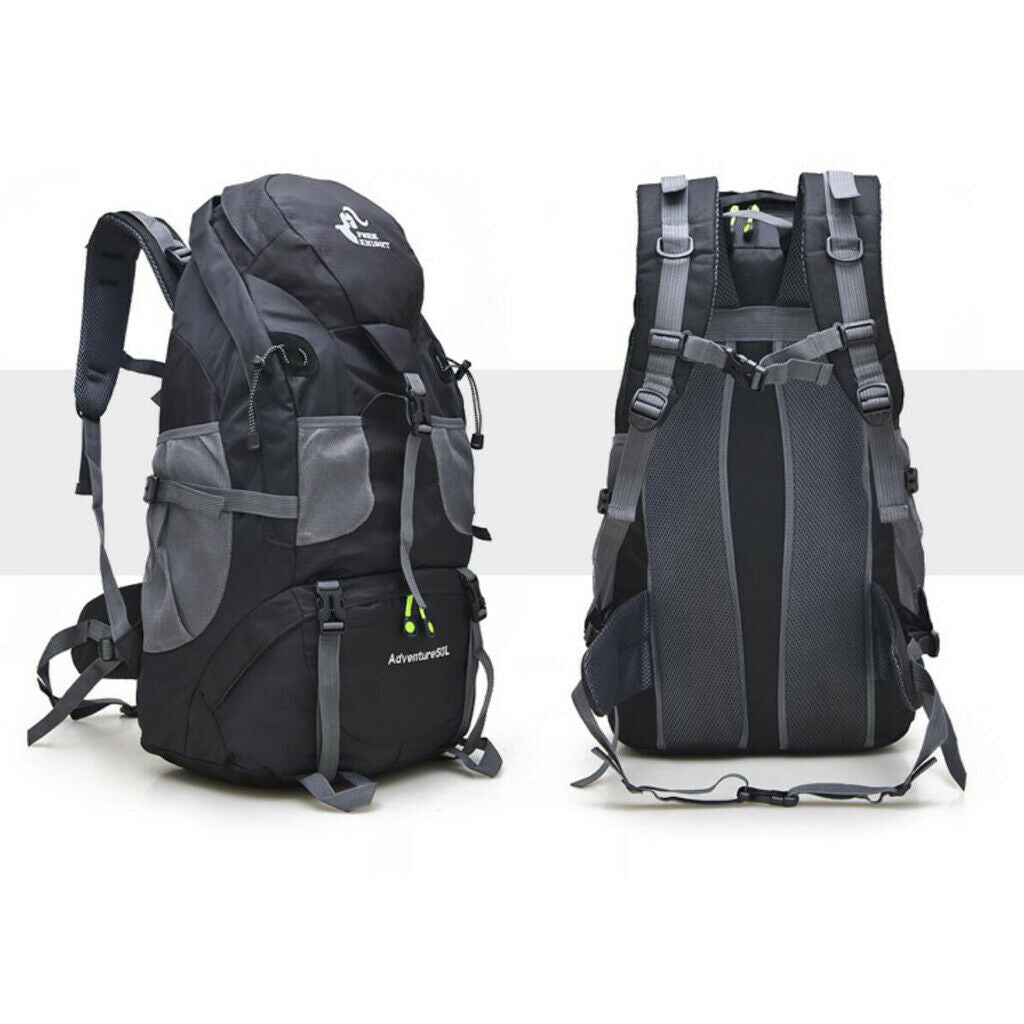 Lightweight Outdoor Travel Cycling Riding Hiking Camping Backpack 50L Black