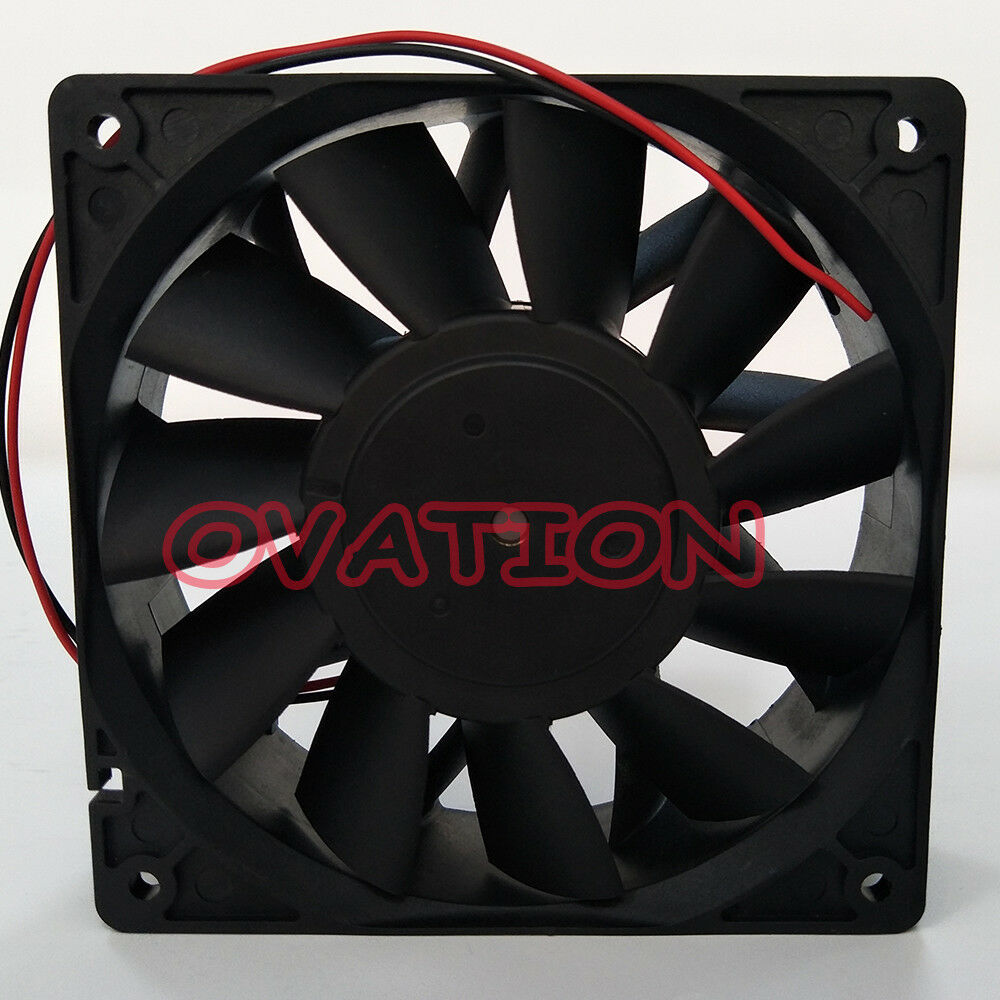 For 1Pcs Delta PFB1224UHE 12CM 24V 2.40A two-wire cooling fan