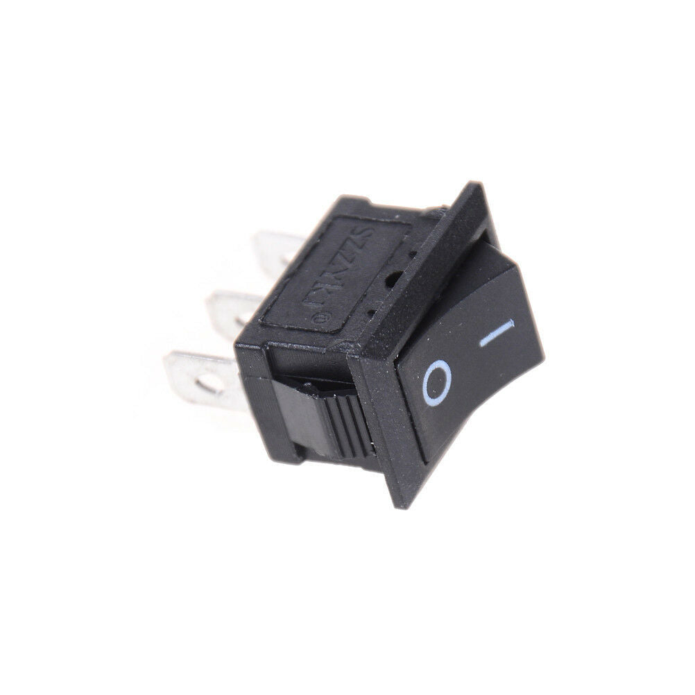 3Pcs 6A/250VAC 10A/125VAC Neon Light Illuminated On/Off SPST Rocker Switc.l8