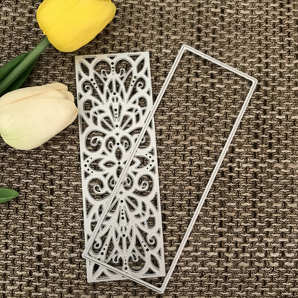 Rectangular hollow lace MetalCutting Die For DIY Scrapbooking Album PaperC.l8