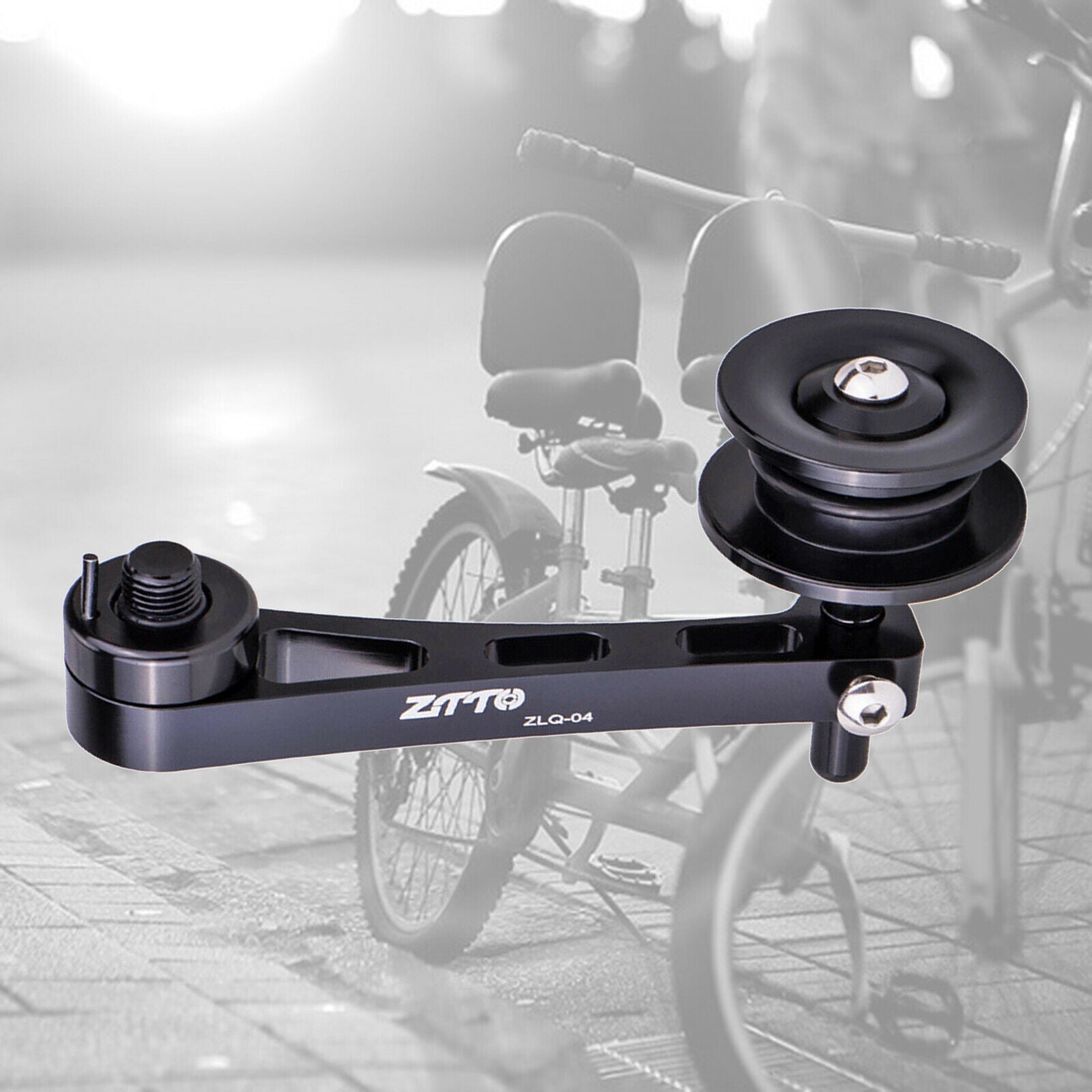 Adjustable Single Speed Chainring Bike Chain Tensioner Rear Derailleur Parts