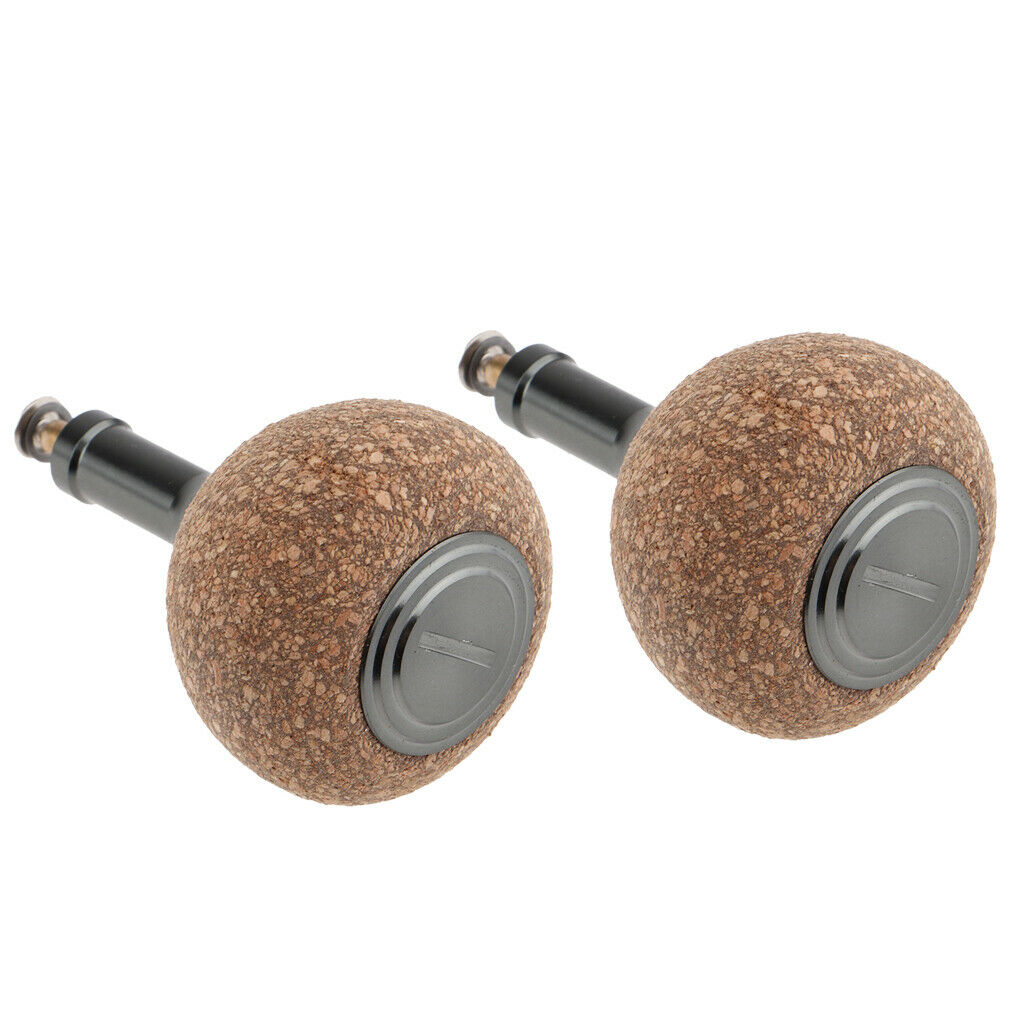 2x Fishing Reel Handle Knob Power Knob Replacement for Fishing   Reel