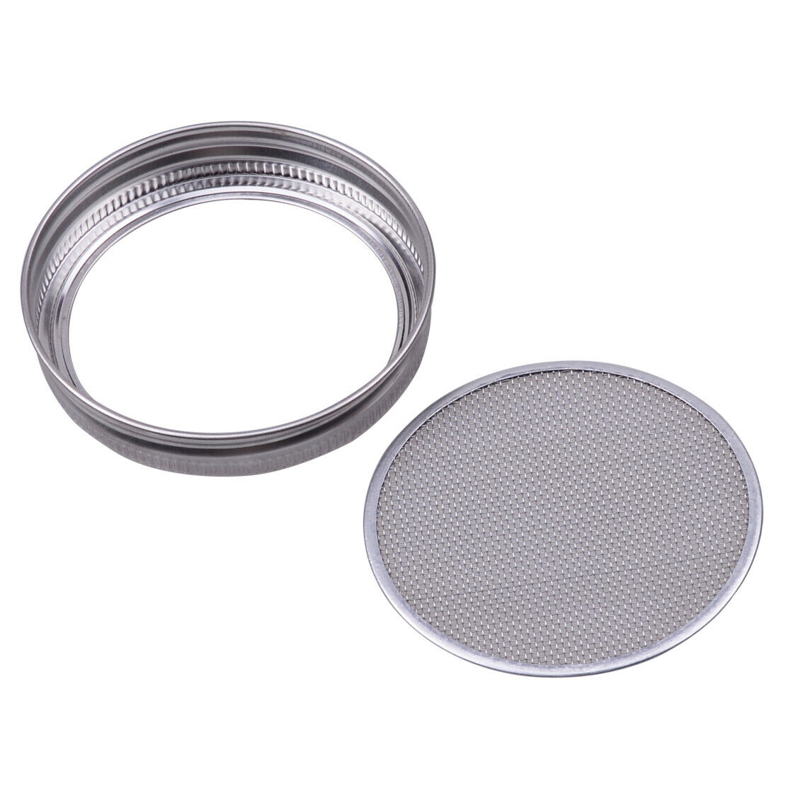 Stainless Steel Strainer Sprouting Lid Fit for Jar Wide Mouth Canning Decor Atn