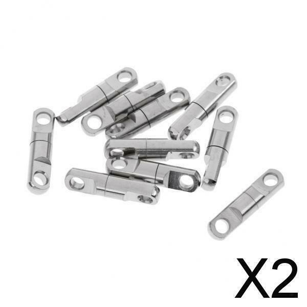 2X 10pcs Fishing Ball Bearing Swivels Heavy Duty Fishing Swivels 7mm