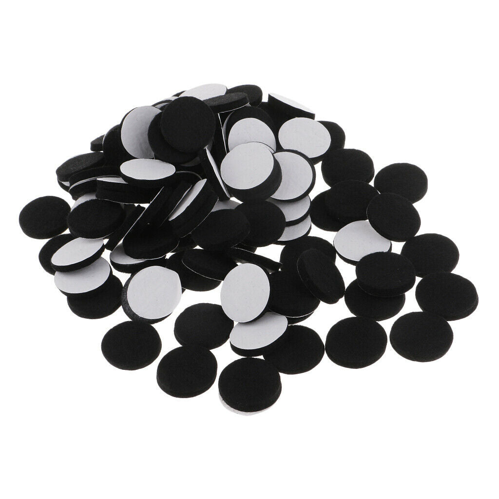 100x Self Adhesive 30mm Felt Pads Furniture Table Feet Wood Floor Protectors