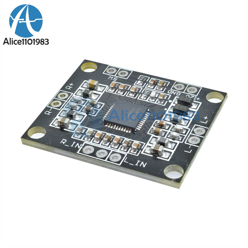 2PCS 12V PAM8610 2*15W Digital Dual channel Stereo Class Amplifier Board