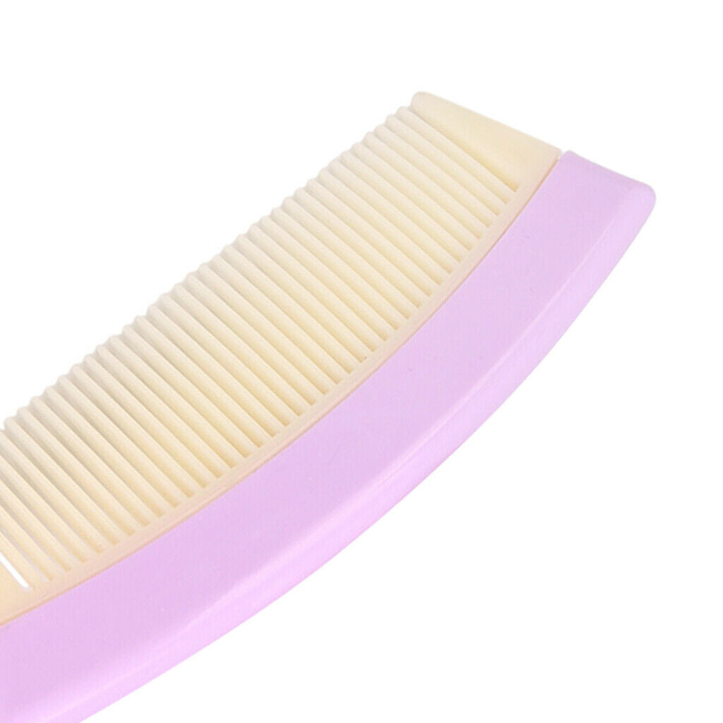 Travel Pocket Fine Tooth Detangling Hair Comb Anti-static Comb Purple