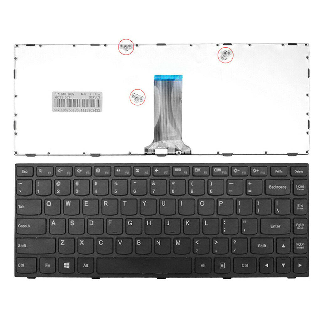 Laptop Keyboard US English Layout Repair for Lenovo G40-70 G40-30 G40-45 G40