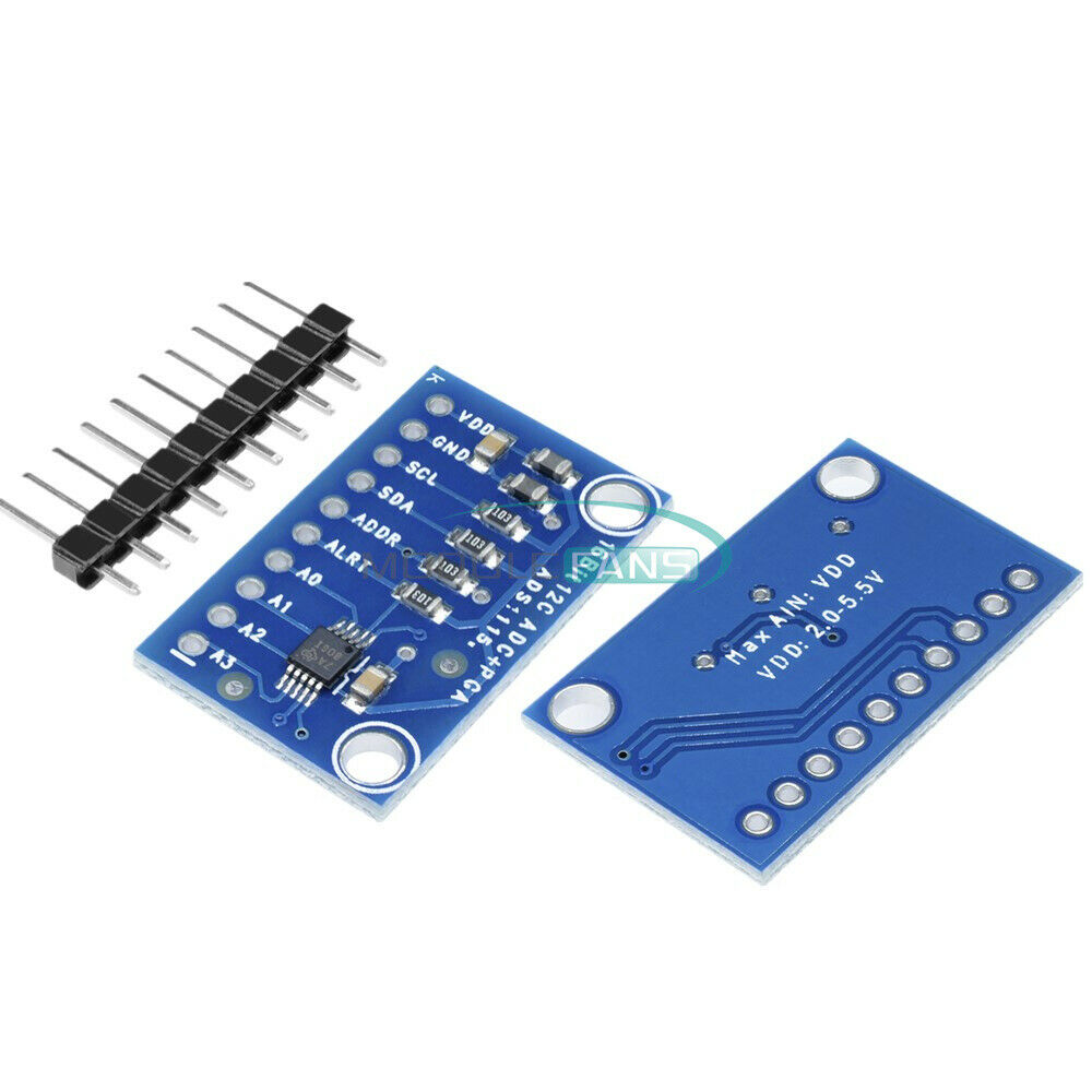 5PCS ADS1115 16 Bit I2C Module ADC 4 Channel+ Pro Gain Amplifier RPi For Arduino