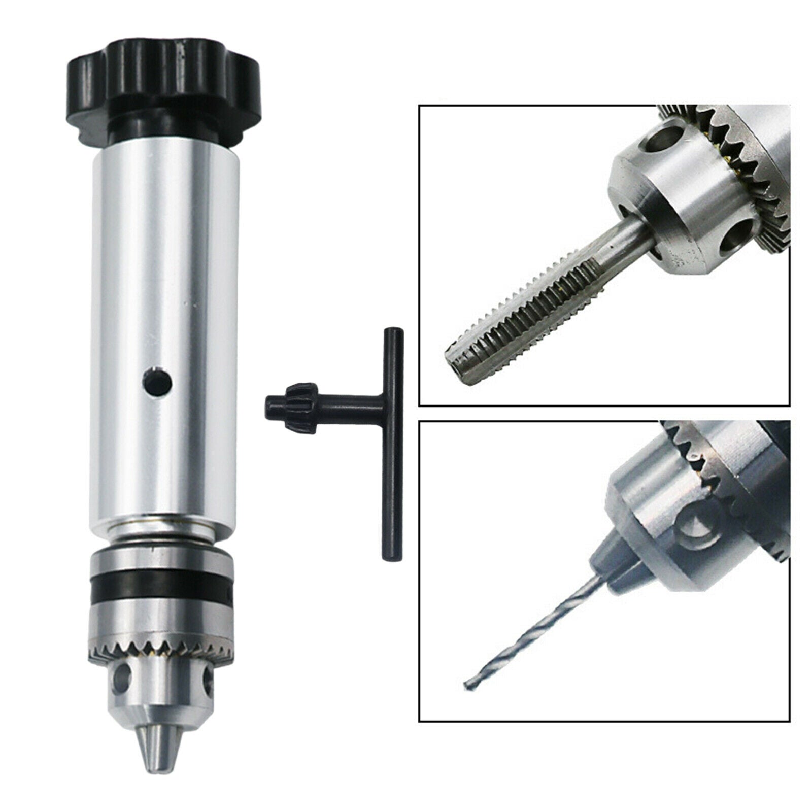 Aluminum Pin Vise Hand Twist Drill Tool for Jeweler Hobby Metal Wood DIY Art