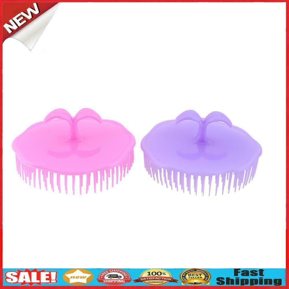Plastic Head Massage Scalp Shampoo Scalp Washing Hair Massager Brush Comb @