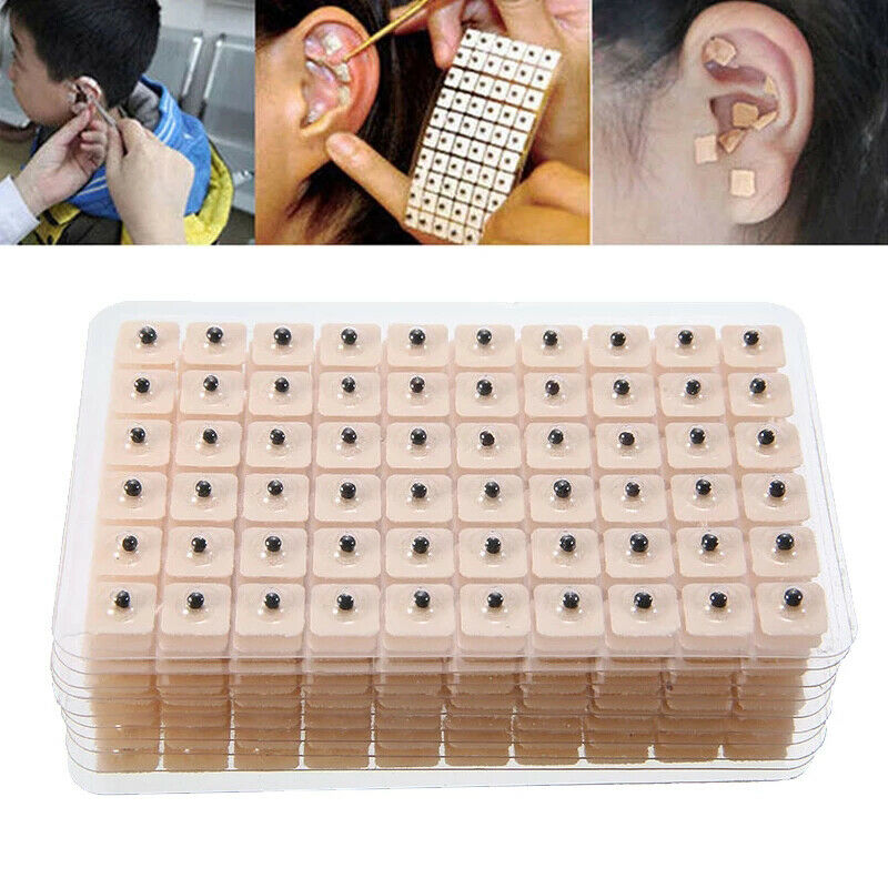 600pcs Ears Massage Stickers Ear Point Massage Needle Patch Auricular The.l8