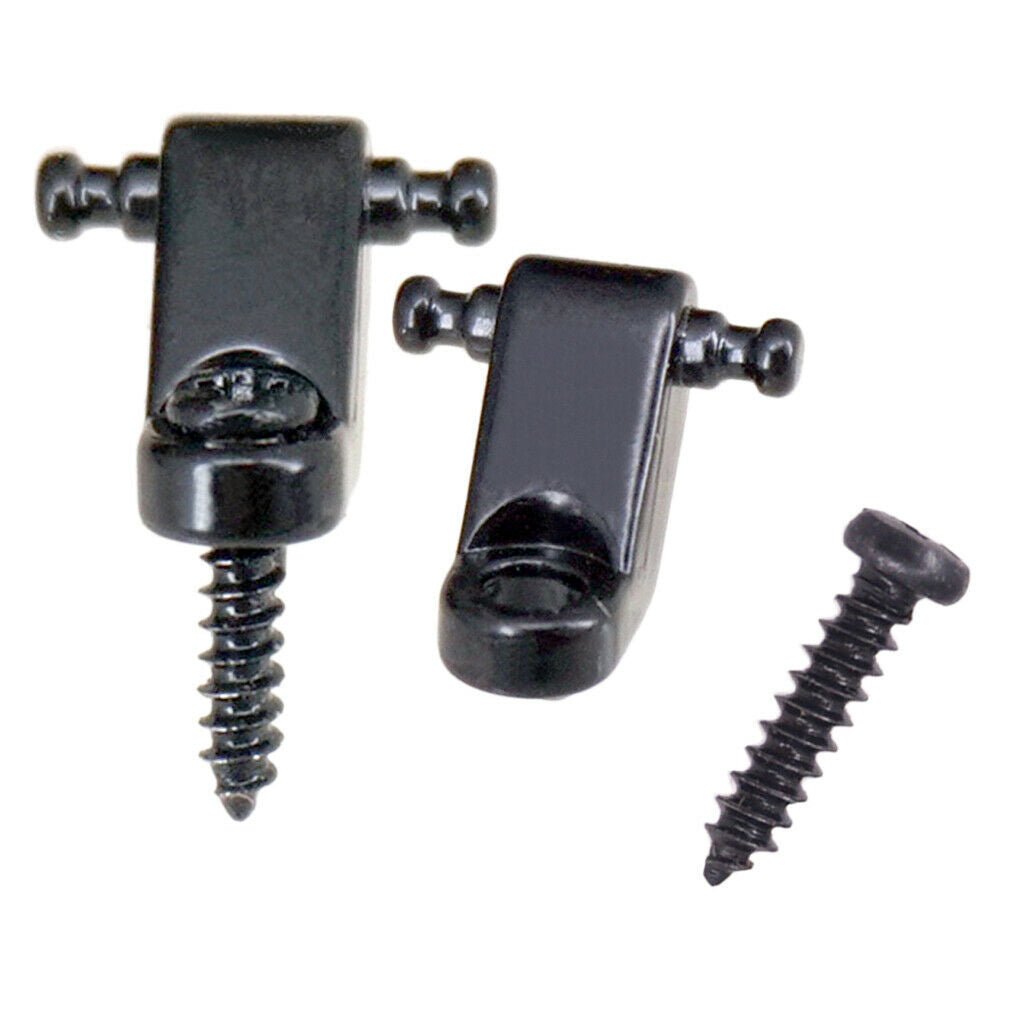 2x Guitar Replacement String Retainer with Screws for Electric Guitars Parts