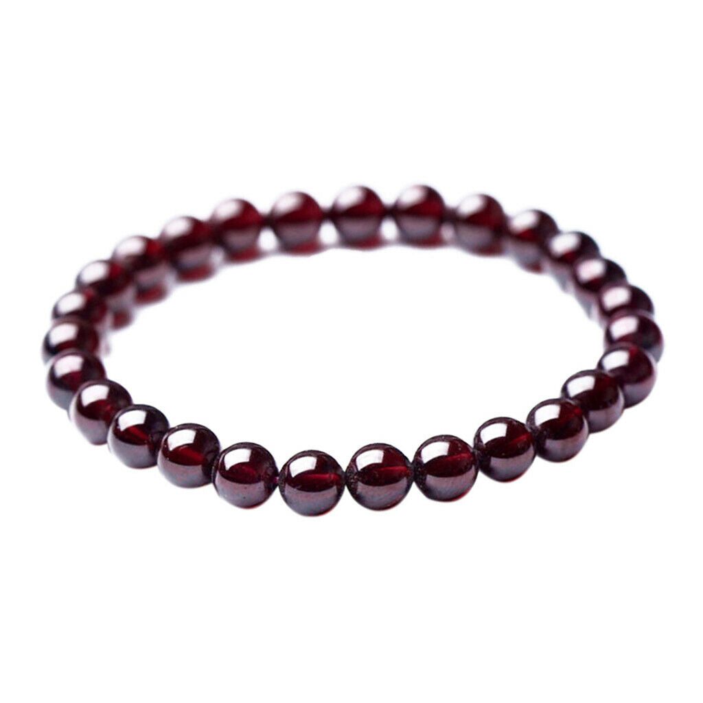 Charming Natural Bracelet Garnet Bracelet Women Birthday Gift As Described