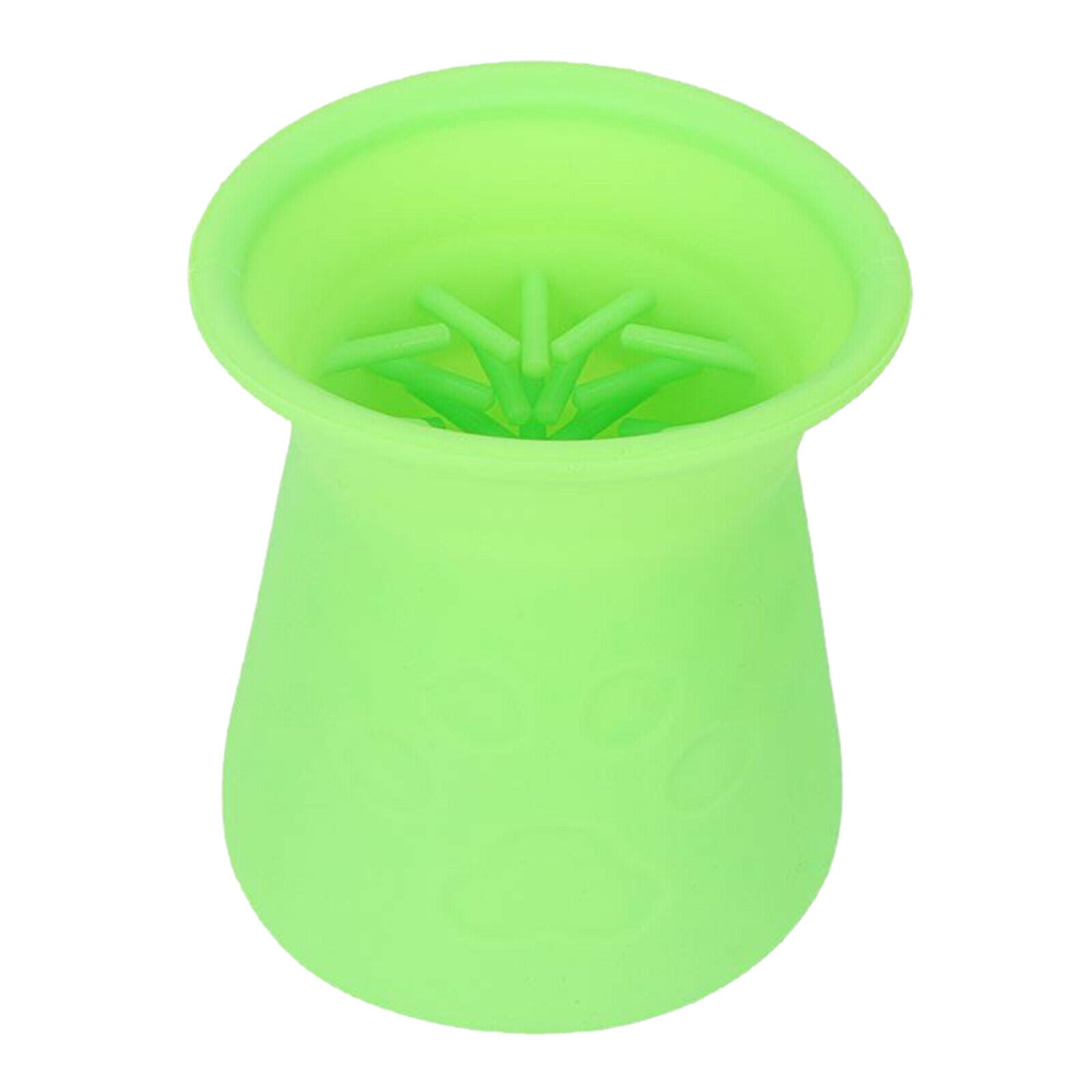 Dog Paw Cleaner Soft Silicone Puppy Cats  Paw Washer Foot Clean Cup Green
