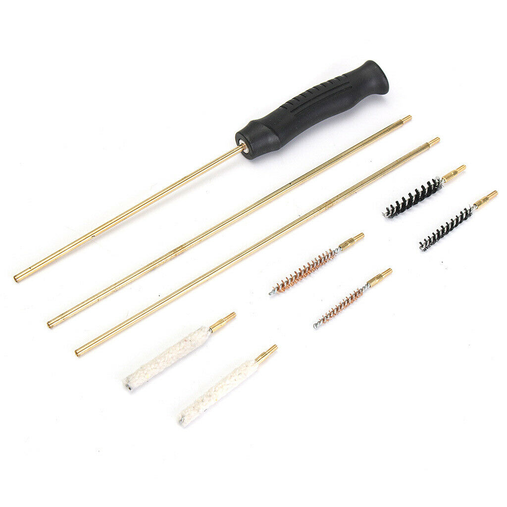 Gauge  Rod Brush Cleaning Kit F .177& .22 Rifles Pistols (4.5mm & 5.5mm)