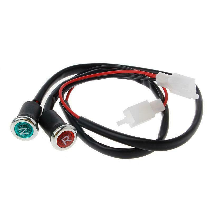 2Pcs Neutral Reverse Motorcycle N/R Light Indicator ATV Light Gear For 50cc 110c