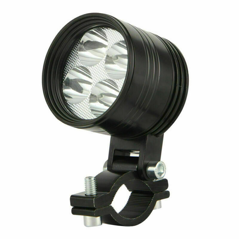 40W Motorcycle LED Spot Light 6000LM Headlight Fog Lamp 3 Modes Driving Lights