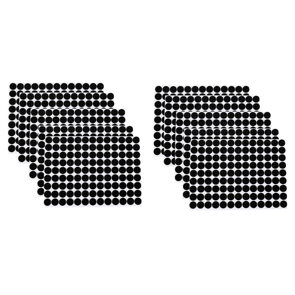 10 Sheets of Furniture EVA Pads Self-adhesive Non-Slip Foam Black Rubber Feet