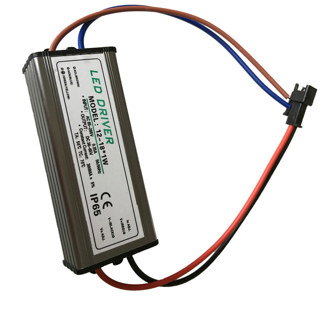 12-18 W 300mA Constant Power Supply LED Driver AC85-265V(IN) To DC36-63(Out)