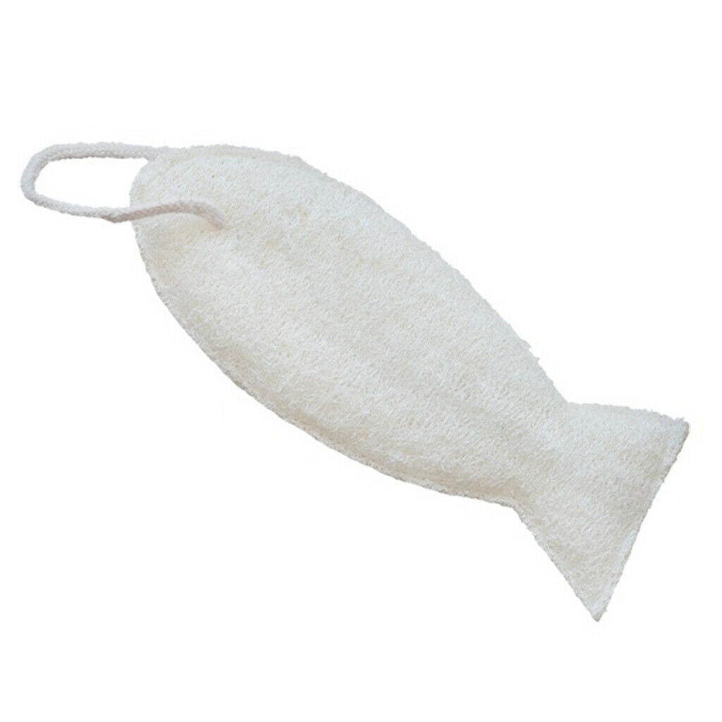 4Pcs Natural Loofah Luffa Bath Shower Sponge Body Scrubber Exfoliator Pad Brush