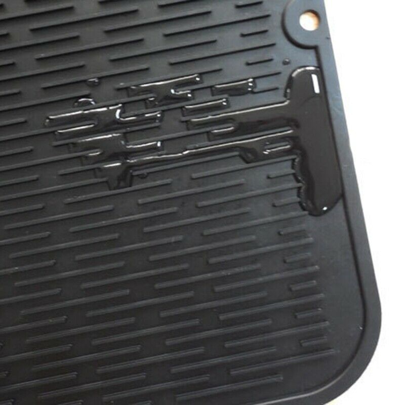Large Multifunctional Silicone Placemat Dish Drying Mat Kitchen Draining TableI1