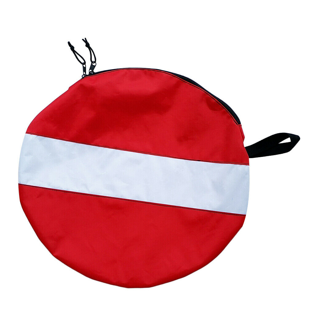 Portable Dive Flag Scuba Diving Hose Regulator Equipment Holder Zip Gear Bag