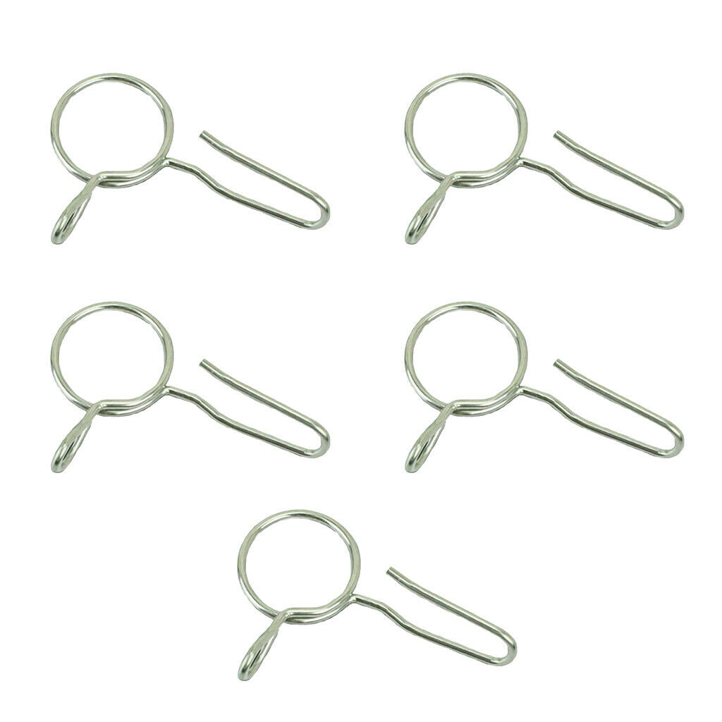5pcs Stainless Steel Coat Rack Organizer Towel Hat Bag Robe Hanging Hook A