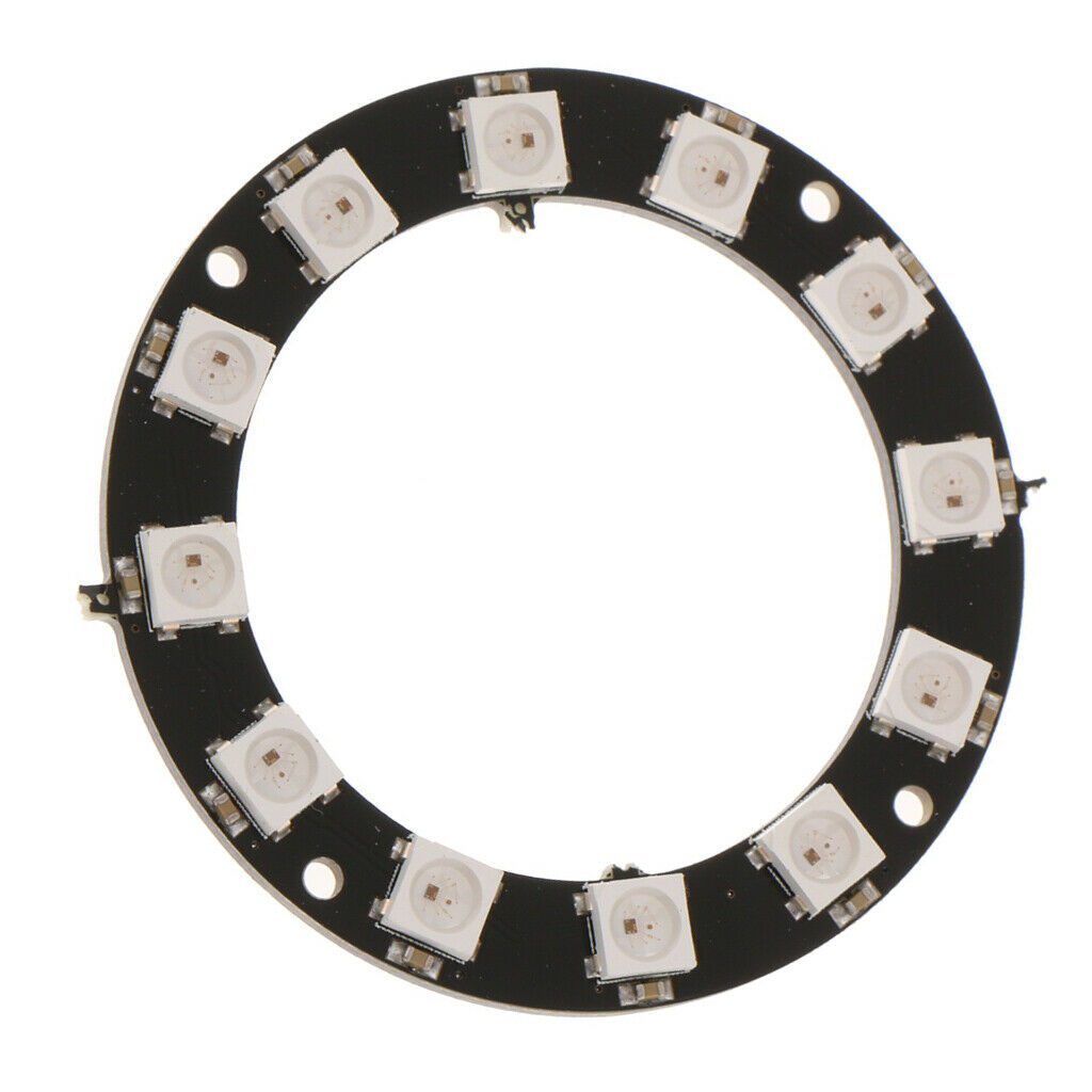 12Bit WS2812 5050 RGB Full-Color LED Driver Light Ring Development Board