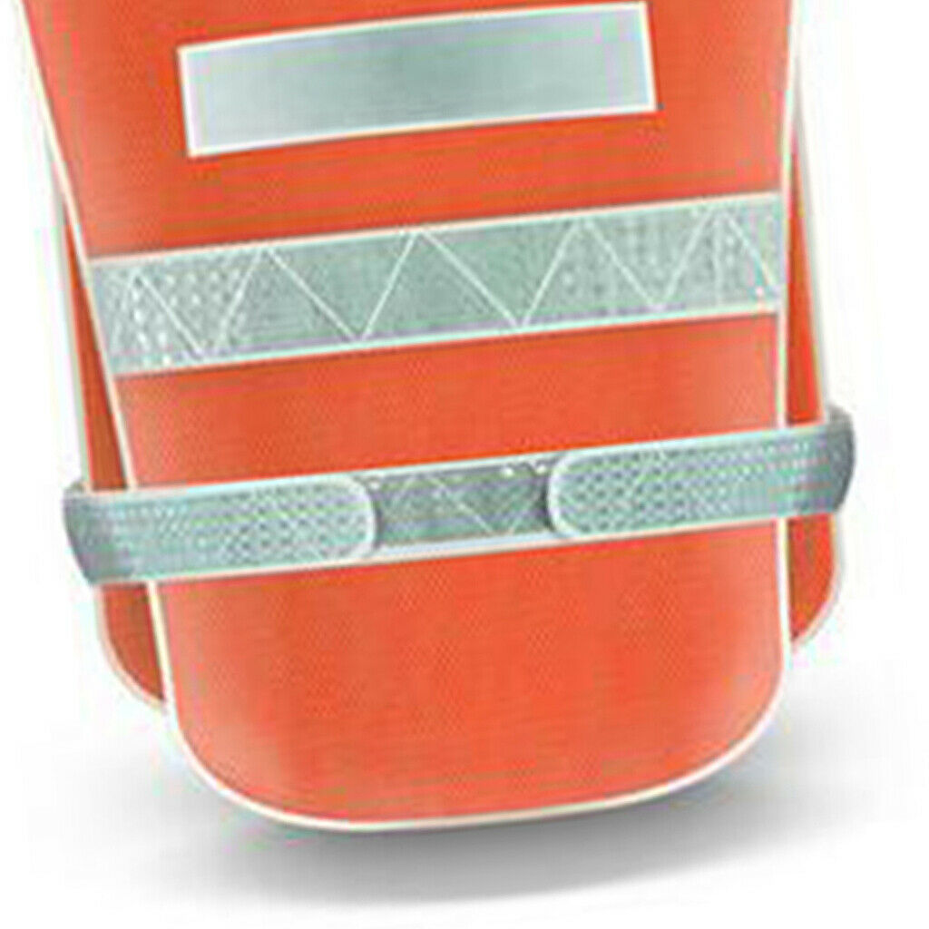 Orange Hi-Vis Reflective Safety Vest For Night Running Construction Protective
