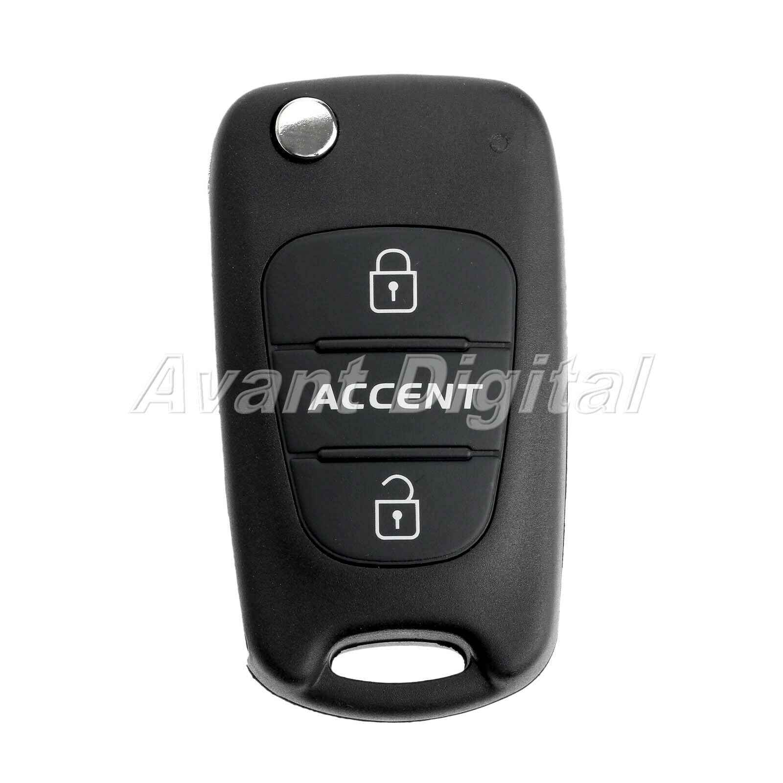 3 Buttons Car Remote Key Blank Black Flip key Shell Part For HYUNDAI 2011-13 New