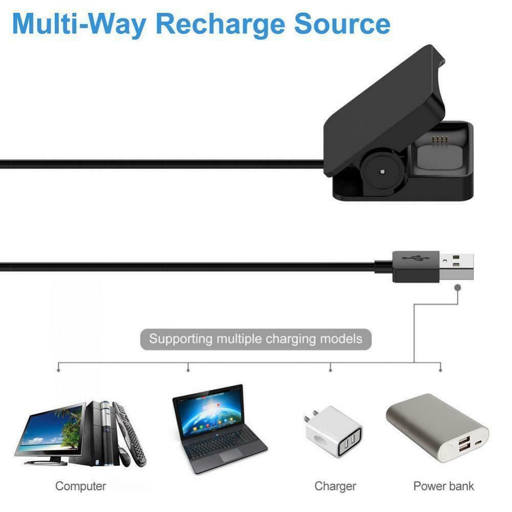 Charging Cable Charger Dock Cord Clip Holder Fit for Amazon Halo Watch 3.3Ft