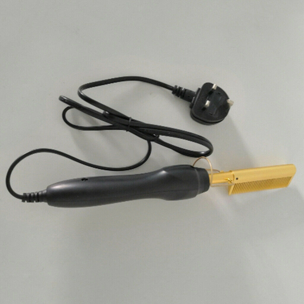 Hair Curling Straightening Comb DIY Home Styling Tool Curler Straighter