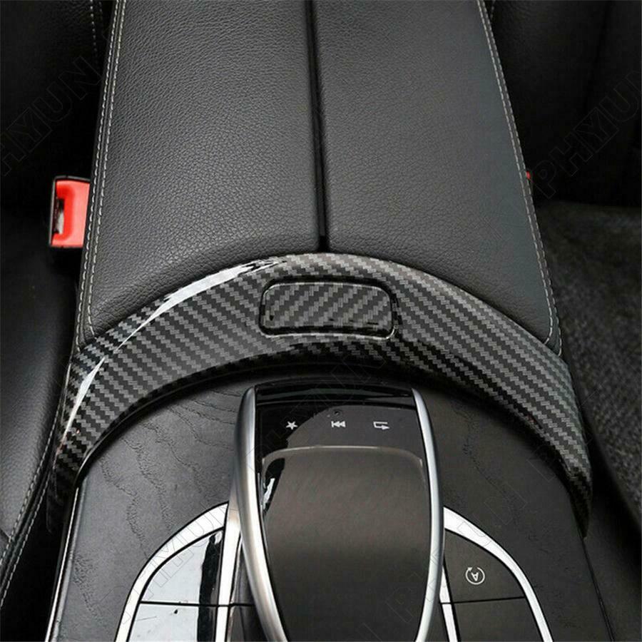 For 2015-2020 Mercedes Benz C Class W205 GLC X253 Armrest Box Button Frame Trim