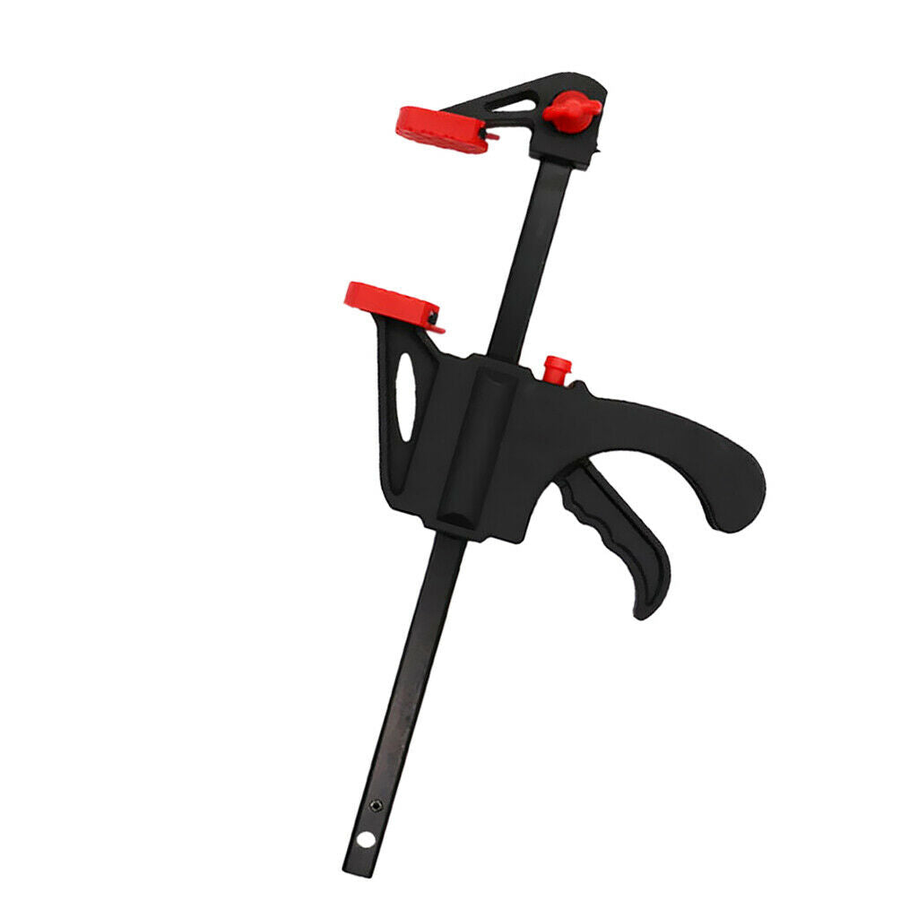 Plastic 4'' Wood Bar Clamp Ratchet Release Squeeze Clamps Carpentry Tools