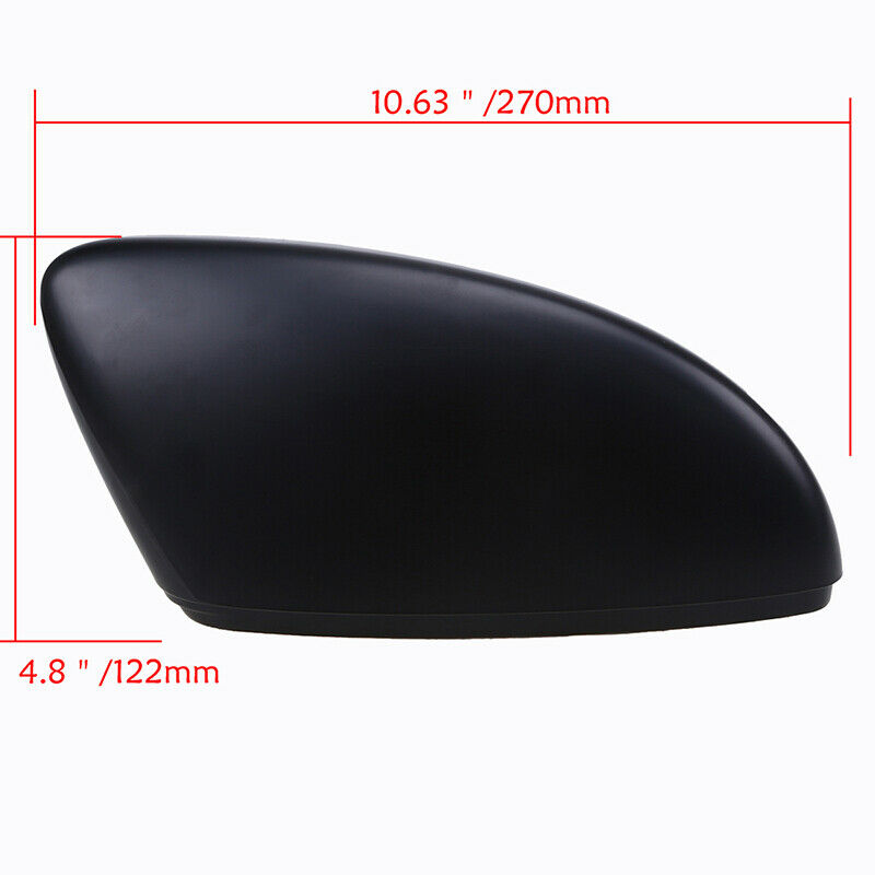 Matte Black Right Side Rearview Mirror Cover Cap For VW Beetle 2012-2018