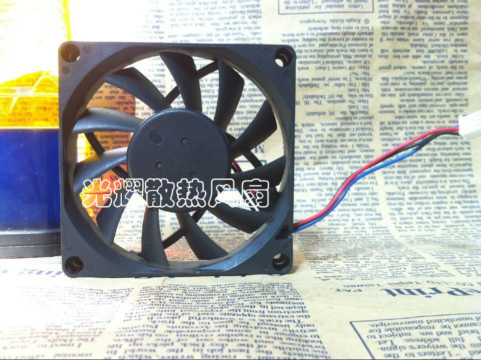 For 1pc Delta EFB0812MB fan 0.16A 12V 3pin 80*80*15mm
