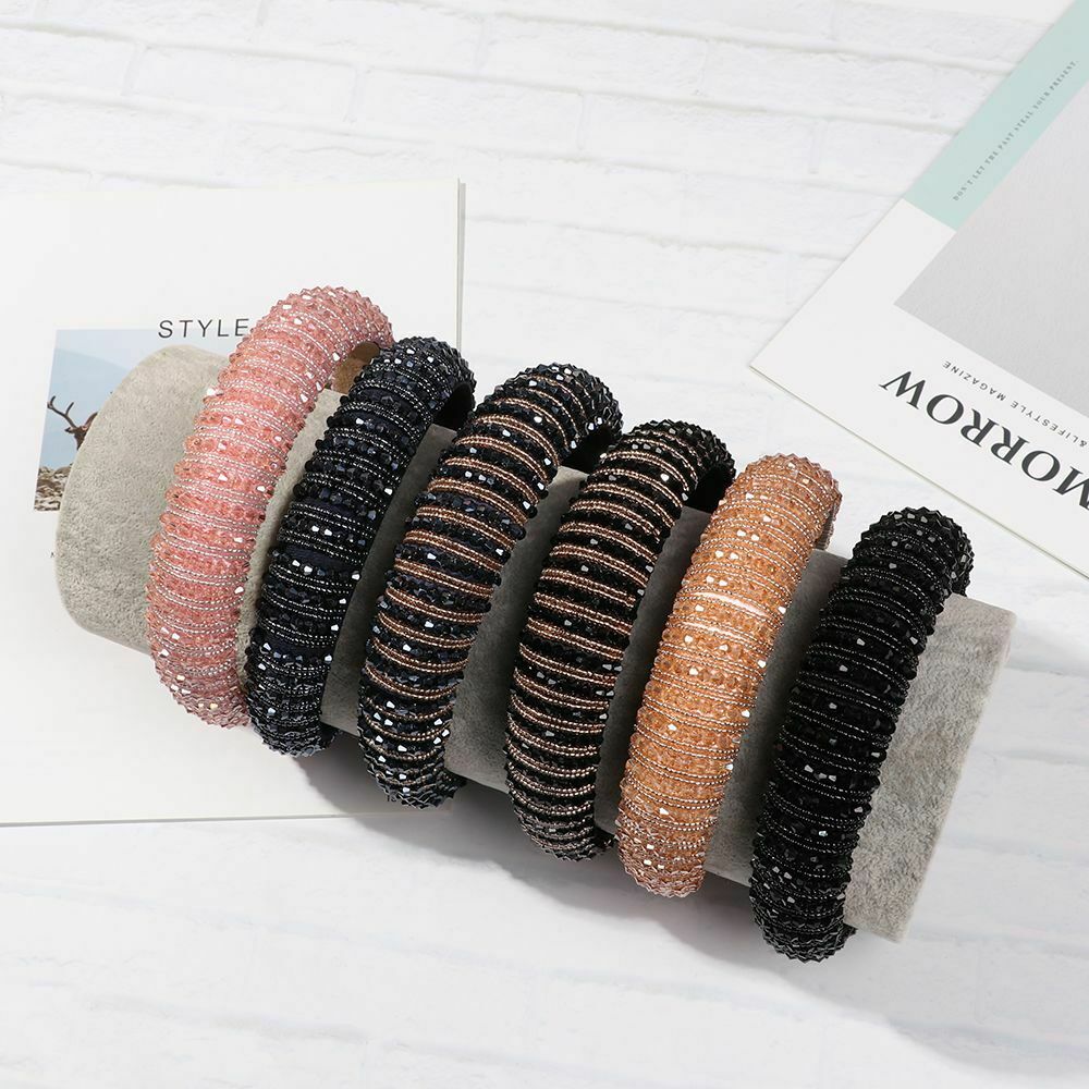 HairHoop Hair Accessories Rhinestone hairband Headdress Handmade Head wrap