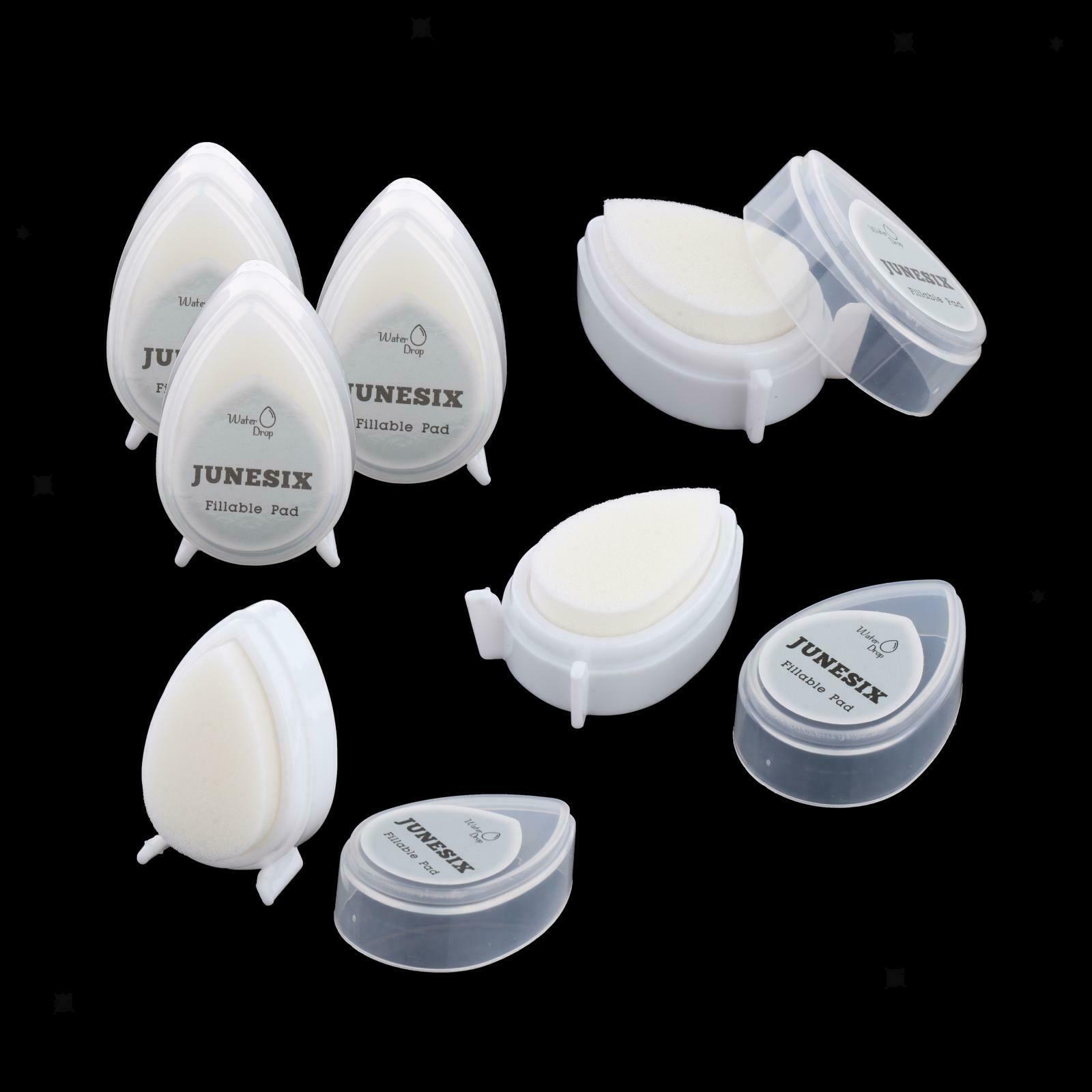 6pcs Blank Stamp Pad Finger Ink Pad Pigment Pad DIY Painting Card Making