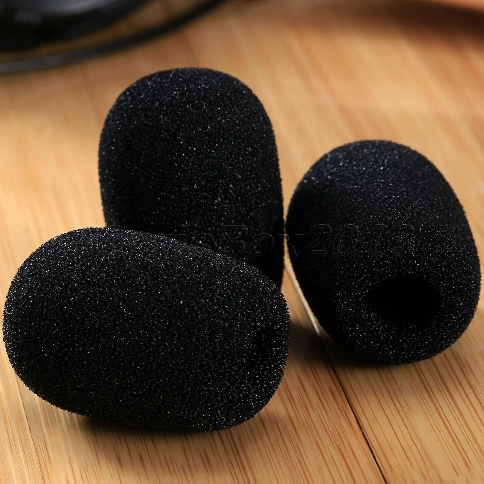5PCS 35x10mm Mini Handheld Microphone Headset Windscreen Foam Sponge Mic Cover