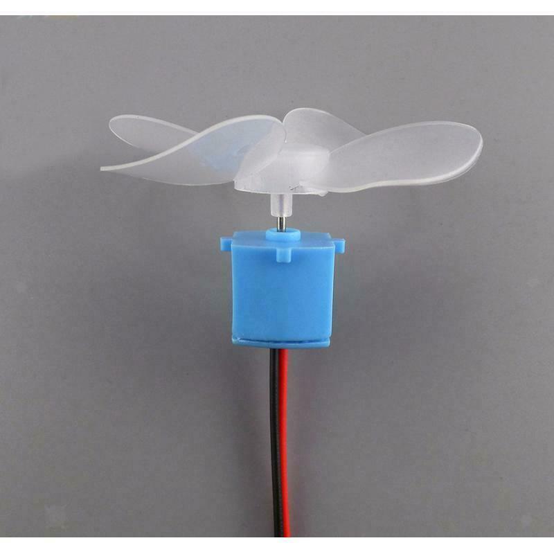 DIY Micro Wind Turbine Mini Wind Generator Water DC Generator LED Lighting