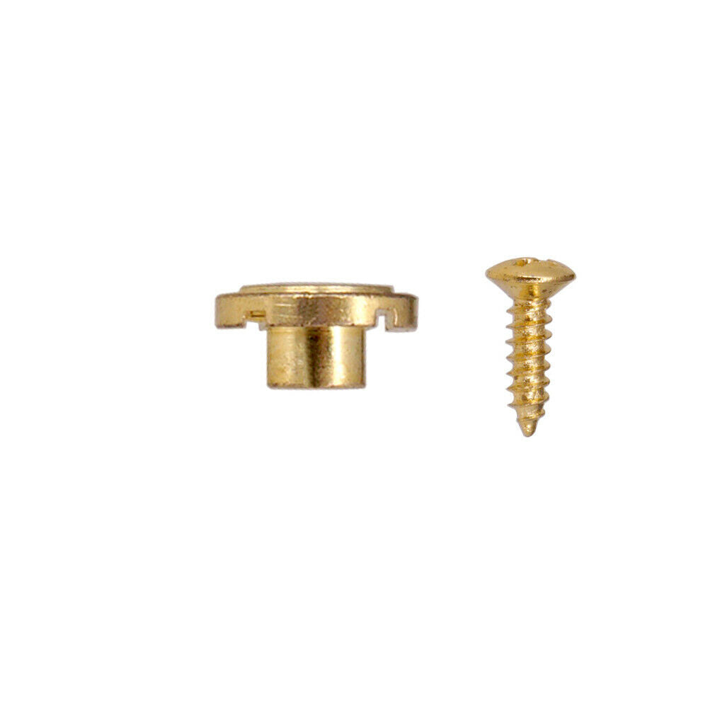 Golden Round String Tree Guide + Screws Set for  Guitar Accessory
