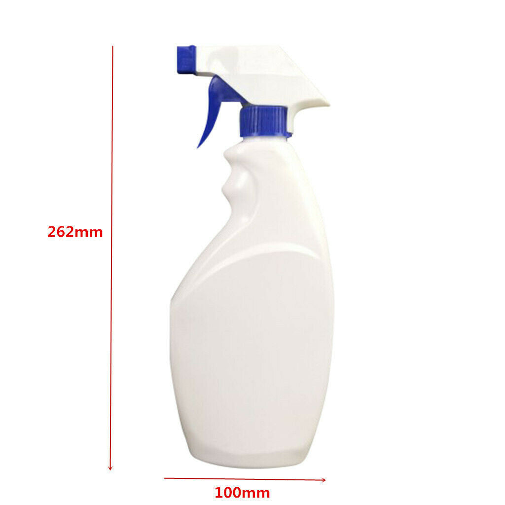 10x 500ml Spray Bottle for Household Cleaning Solutions Blow Can Tool White